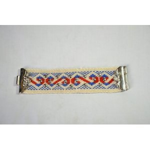 BRAZALETES CON FAJA TELAR MAPUCHE
